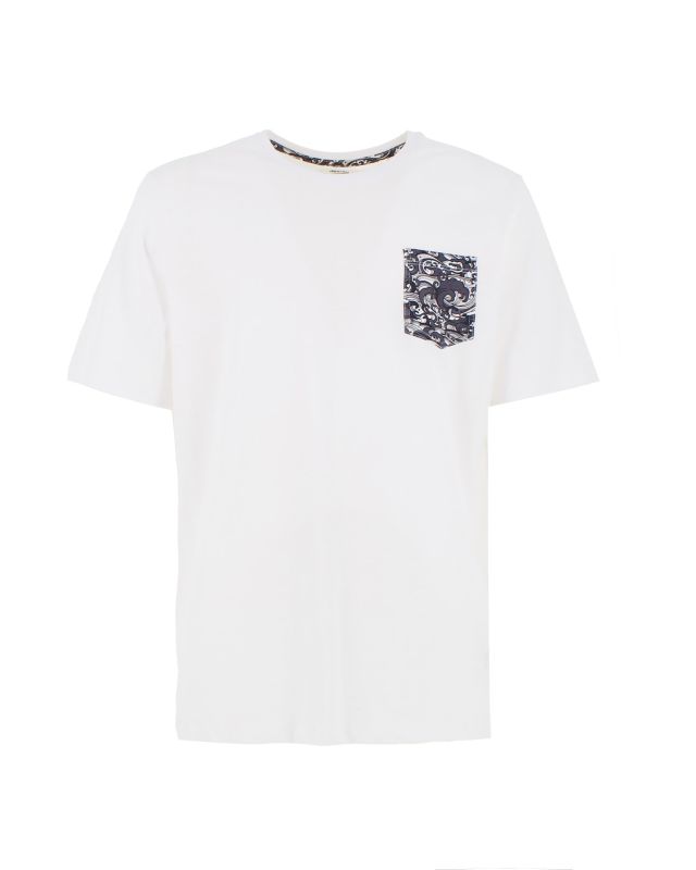 Prodotto: WAIKIKI RUN - T-SHIRT DA UOMO CON TASCHINO BIANCA SAFFO - AU01862_A0950