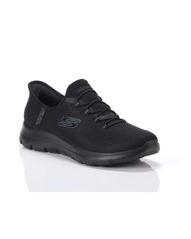 Prodotto: SKECHERS - SUMMITS DIAMOND DREAM- Slip-ins nera da donna con soletta in memory