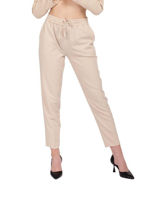 Prodotto: PAQUITA - PANTALONE BEIGE DA DONNA CON VITA ELASTICIZZATA