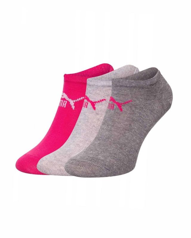 Prodotto: PUMA - Set 3 paia calzini da donna rosa e grigi