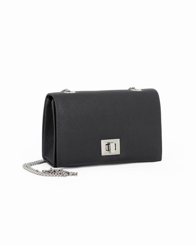 Prodotto: MISS GLOBO - Pochette con patta nera e chiusura a girello
