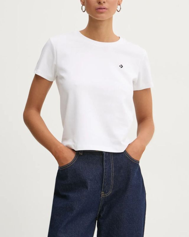 Prodotto: CONVERSE T-SHIRT BIANCA DA DONNA IN JERSEY , BIANCA -10027252