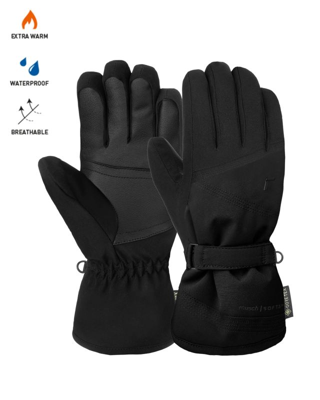 Prodotto: REUSCH - GUANTI DA SCI NERI IN GOROTEX DA DONNA  - SUSAN 6431331