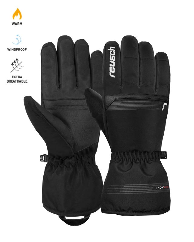 Prodotto: REUSCH - GUANTI DA SCI NERI DA UOMO  - KING 6401199