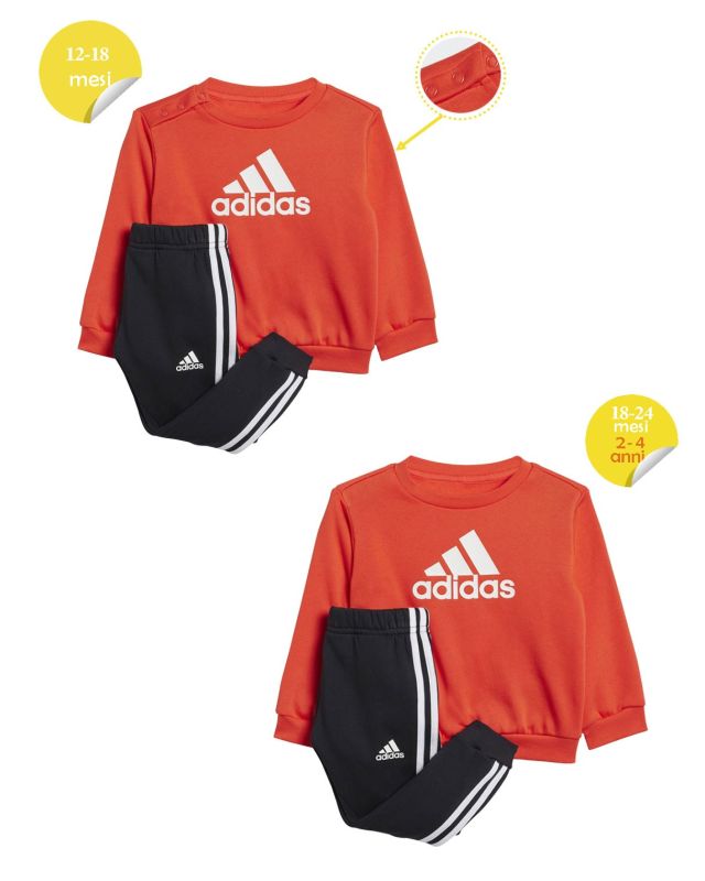 Prodotto: ADIDAS - TUTA KIDS BOS LOGO JOG ARANCIONE - IS2518