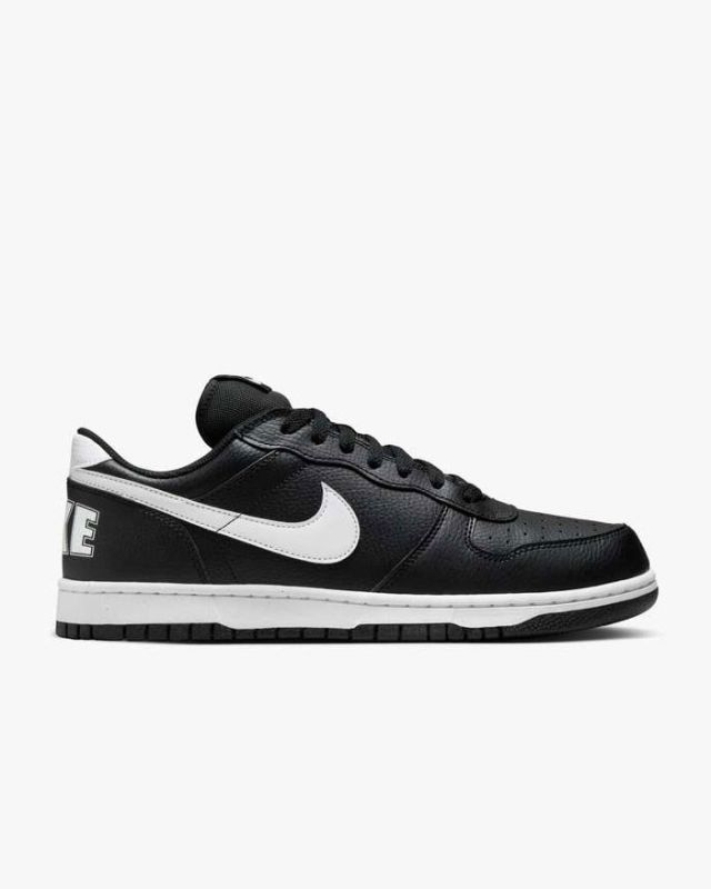 Prodotto: NIKE - Sneakers uomo BIG NIKE LOW nera con logo bianco - 355152/016