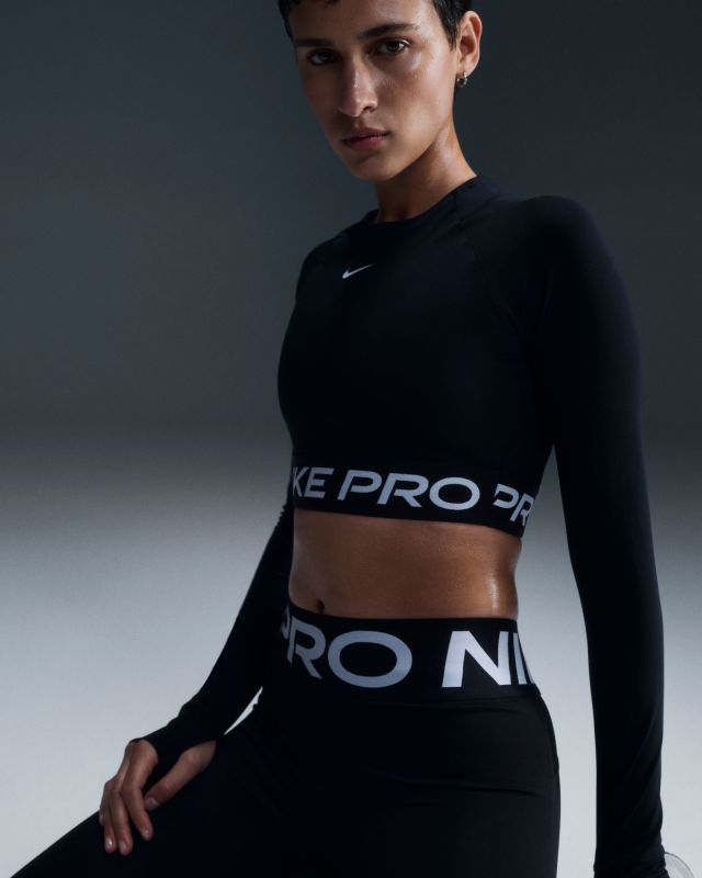 Prodotto: NIKE – T-SHIRT MANICA LUNGA DONNA PRO NERA – FV5484/010