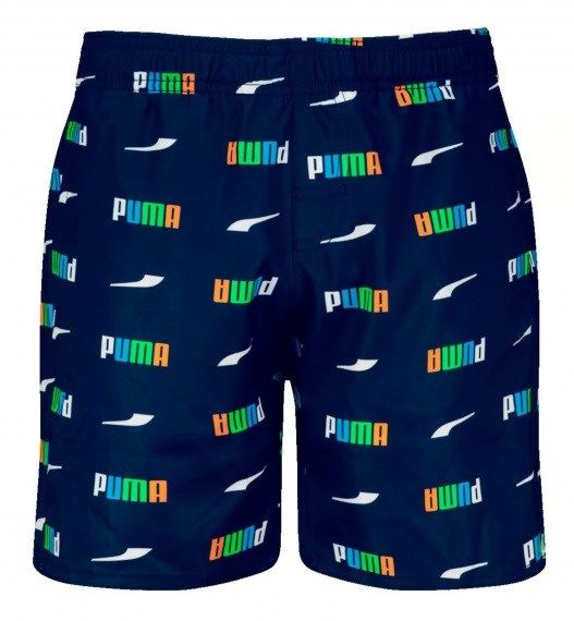 Prodotto: PUMA - BOXER MARE DA BAMBINO SWIM PRINTED LOGO MID NAVY - 701225813_001
