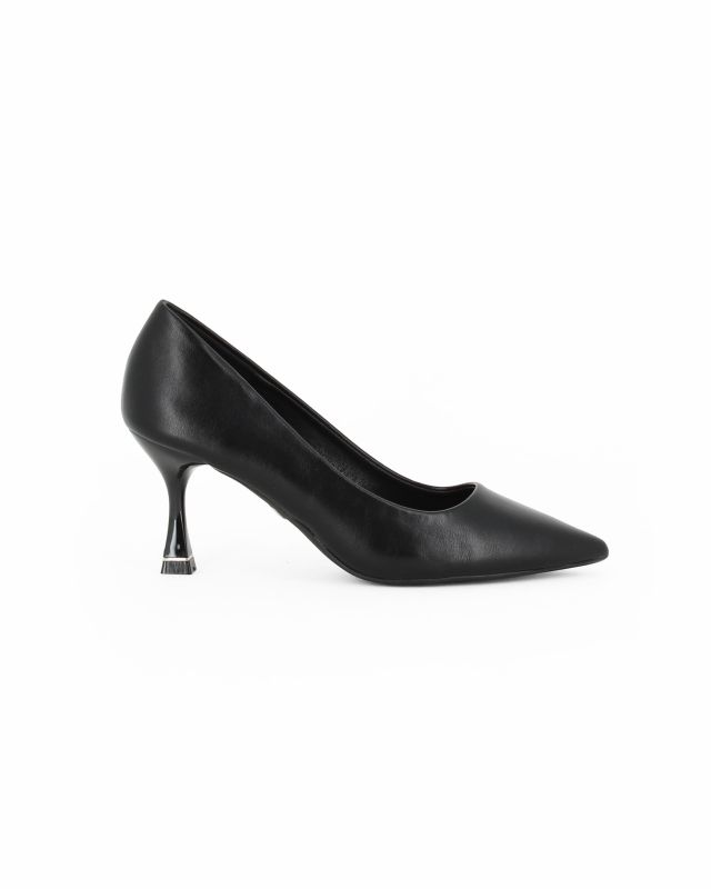 Prodotto: MISS GLOBO - Décolleté nera con sottopiede in VERA PELLE e memory foam , tacco 7CM