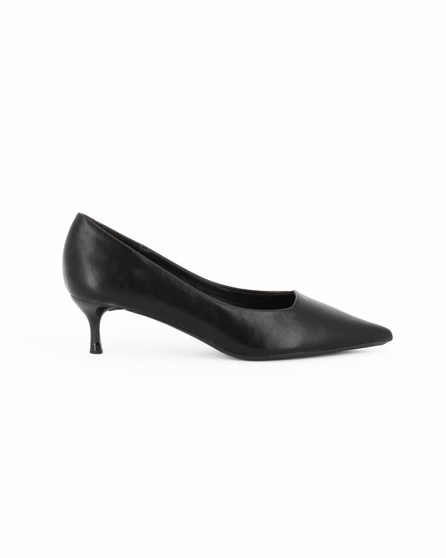 Prodotto: MISS GLOBO - Décolleté nera con sottopiede in VERA PELLE e memory foam, tacco 5CM