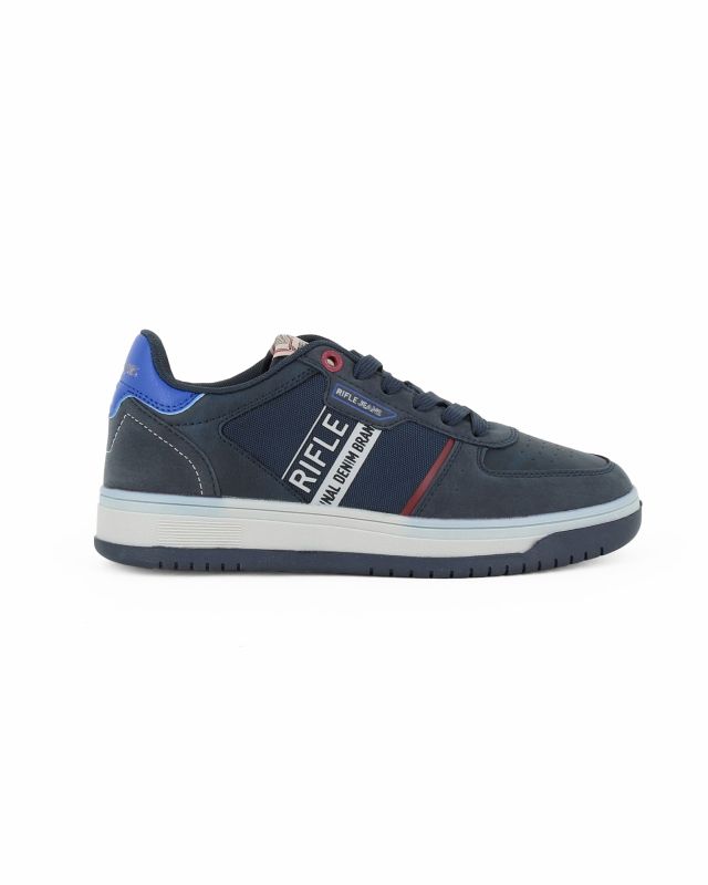 Prodotto: RIFLE - Scarpa sneakers blu da donna con lacci
