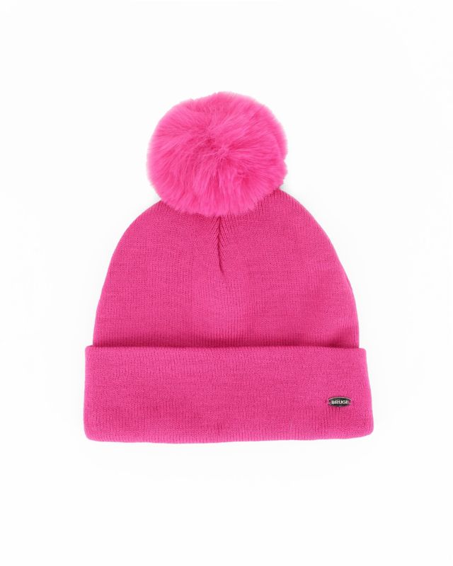 Prodotto: BRUGI - BERRETTO DA RAGAZZA FUXIA CON PON PON