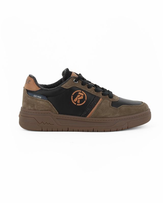Prodotto: RIFLE - Sneakers verdone da uomo con lacci