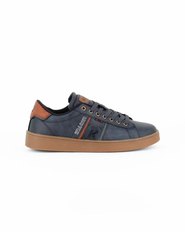 Prodotto: RIFLE - Scarpa blu da uomo con lacci