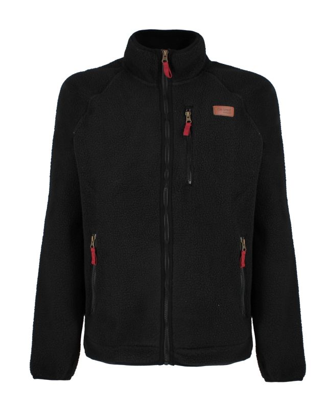 Prodotto: ON SPIRIT - PILE NERO  FULL ZIP DA UOMO IN TESSUTO SHERPA