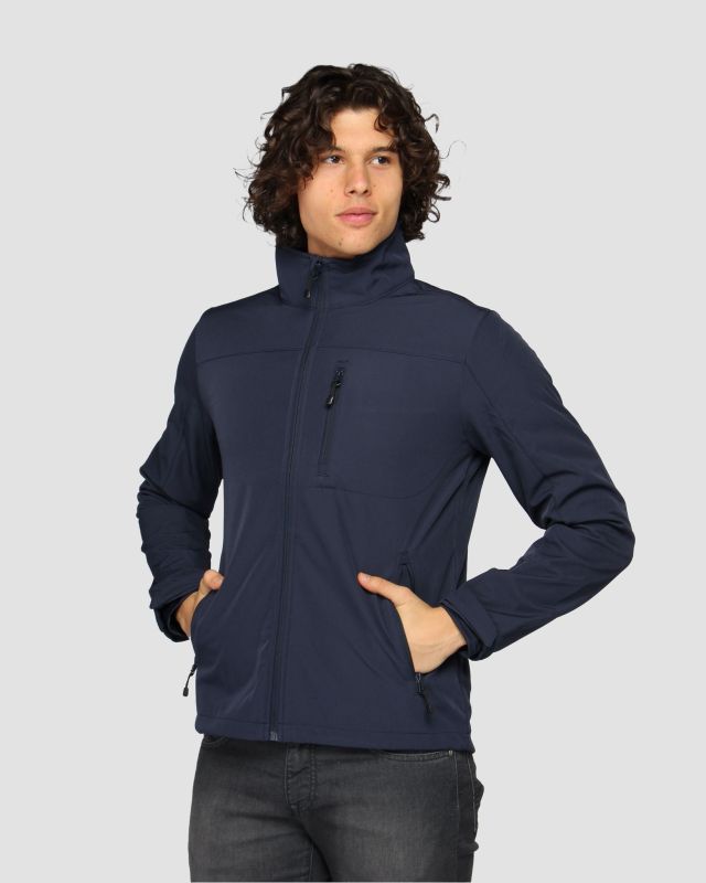 Prodotto: ON SPIRIT - GIACCA BLU IN SOFTSHELL DA UOMO AU01952
