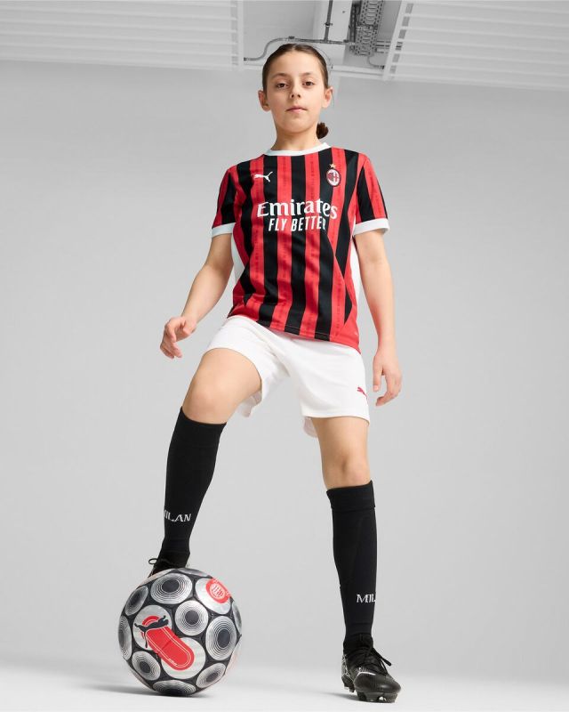 Prodotto: PUMA - T-SHIRT AC MILAN HOME REPLICA DA BAMBINO - 774984-01