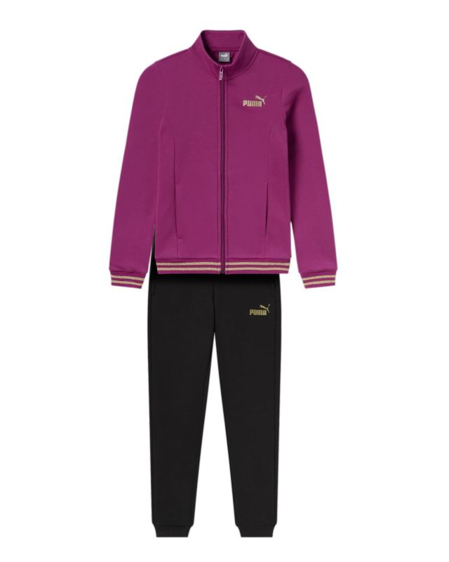 Prodotto: PUMA - TUTA ESS+ GLITTER FZ SUIT FL JUNIOR MAGENTA - 684771-45