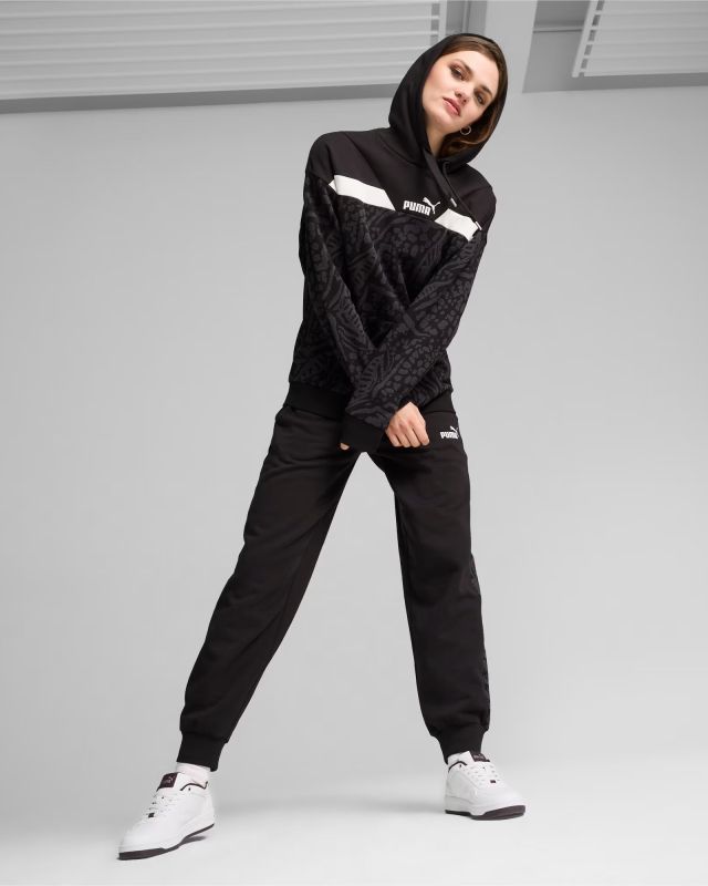 Prodotto: SWEAT C/CAPP.POWER HYPERNATURAL AOP BLK