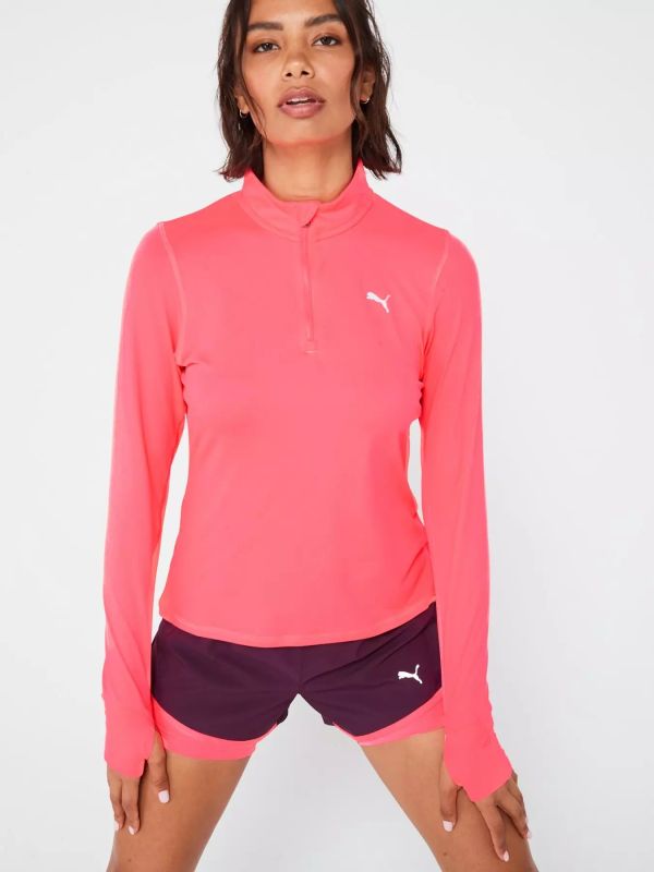 Prodotto: T-SHIRT MM 1/2 ZIP RUN FAVORITE SUNSET