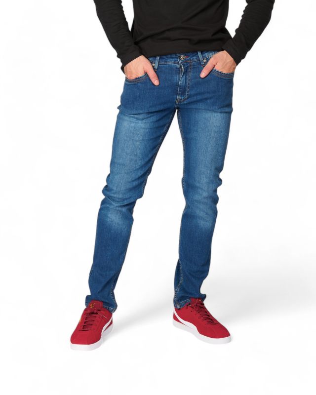 Prodotto: JEANS 5 TASCHE SABBIATO BLU