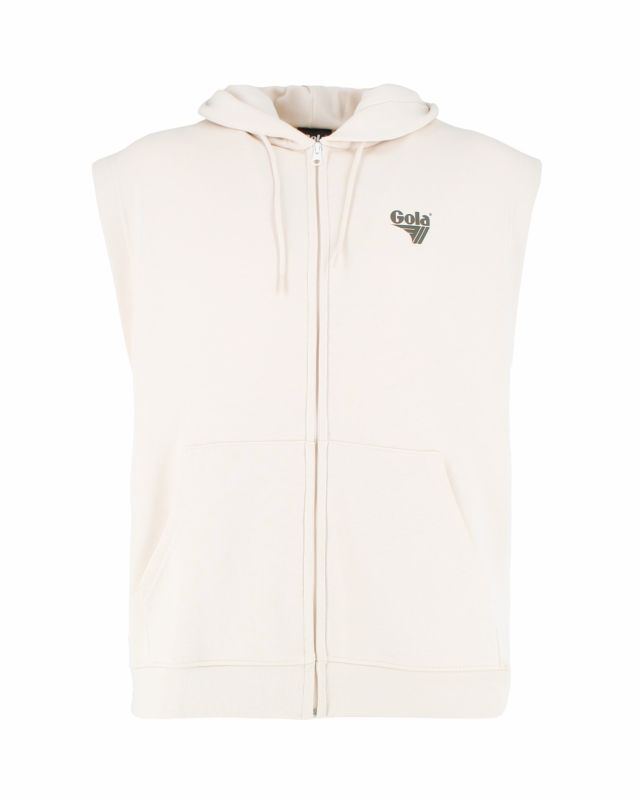 Prodotto: GOLA - UOMO GILET BEIGE IN FELPA FULL ZIP