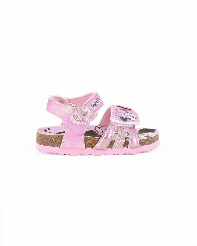 Prodotto: MINNIE - Sandalo rosa  con chiusure a reappo