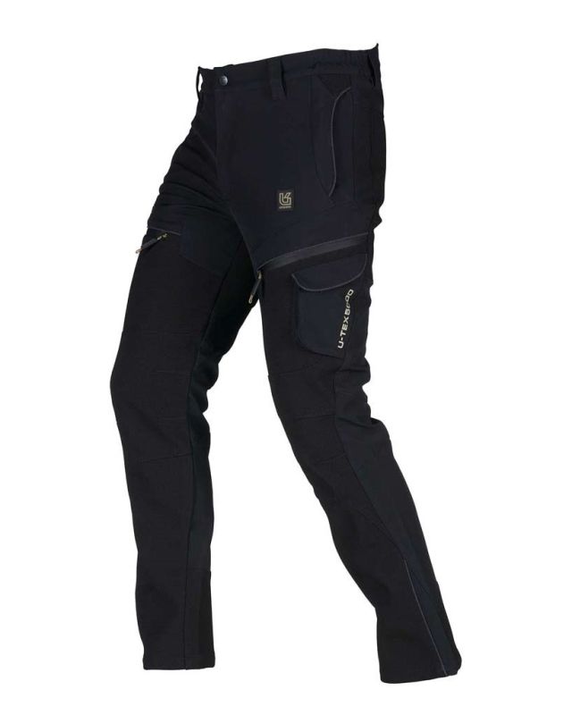 Prodotto: UNIVERS - Pantalone TOFANE in SOFTSHELL U-TEX nero da uomo - 92646620