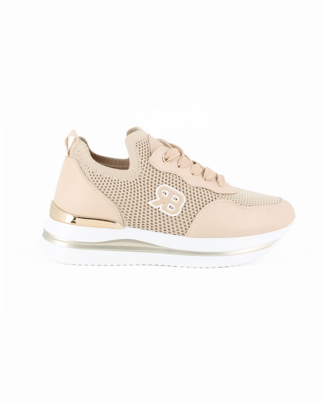 Prodotto: RENATO BALESTRA - Scarpa sneakers beige con soletta estraibile in VERA PELLE