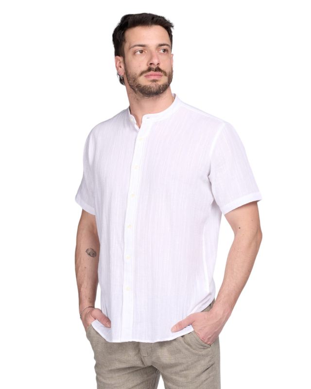 Prodotto: CAMICIA MEZZA MANICA GOFFRATO COREANO