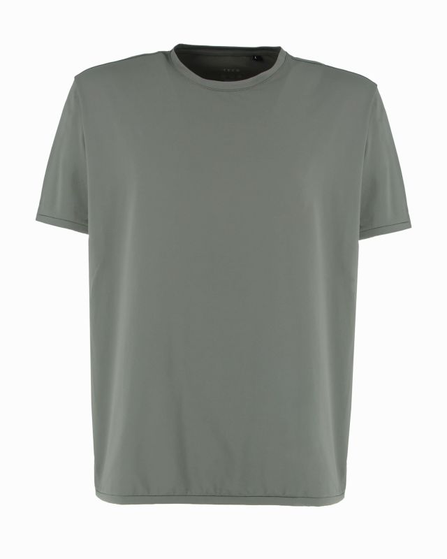 Prodotto: YELLOW DOG - TSHIRT VERDE MUSCHIO MANICA CORTA IN TESSUTO TECNICO