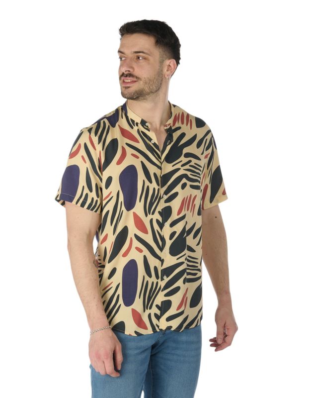 Prodotto: CAMICIA MEZZA MANICA COLLO COREANO