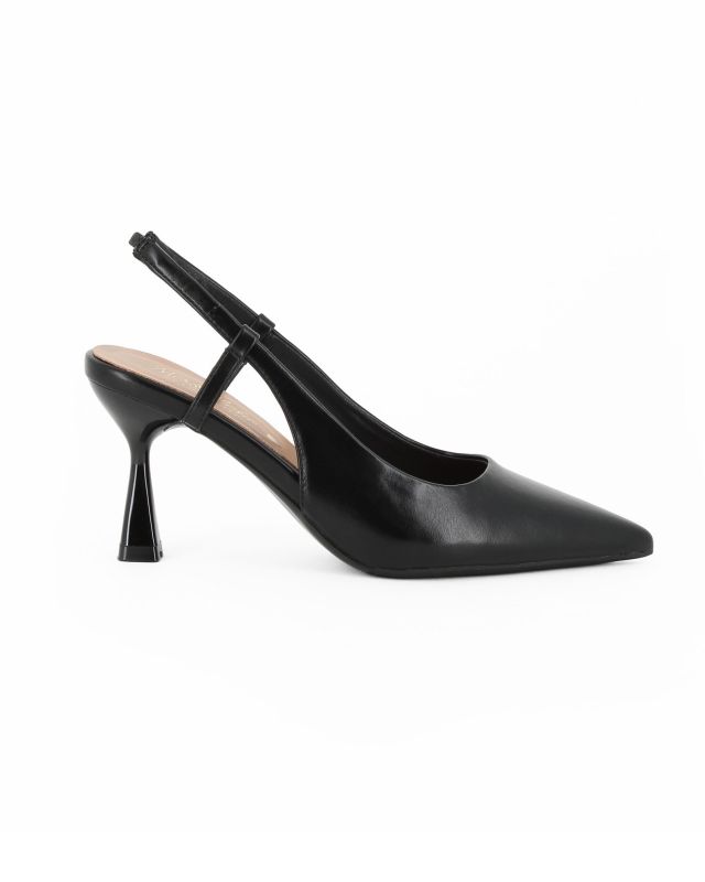 Prodotto: MISS GLOBO - Décolleté slingback nude con sottopiede in VERA PELLE, tacco 7,5CM