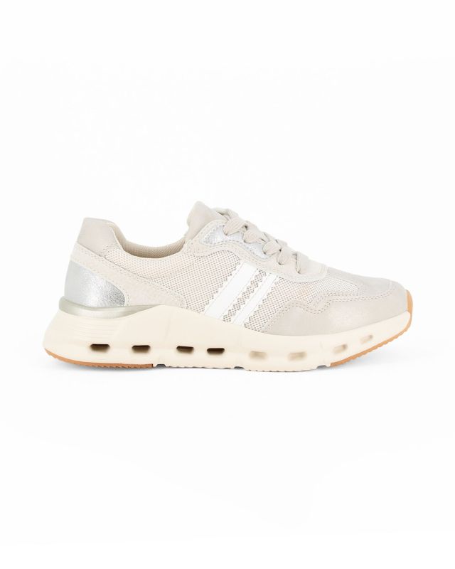 Prodotto: MISS GLOBO - Sneakers beige con lacci