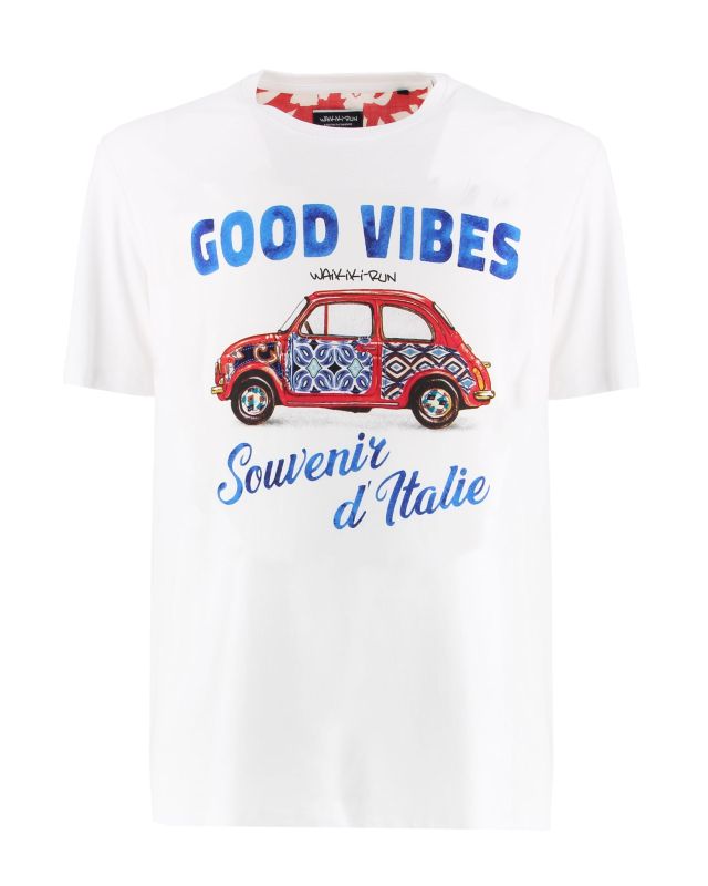 Prodotto: T-SHIRT MM GOOD VIBES WHITE