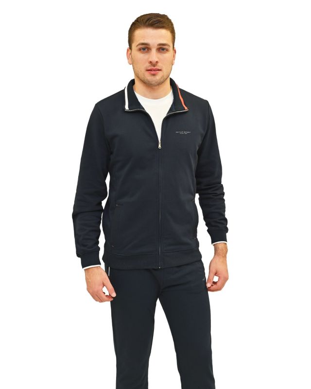 Prodotto: KEY UP - FELPA BLU DA UOMO FULL ZIP