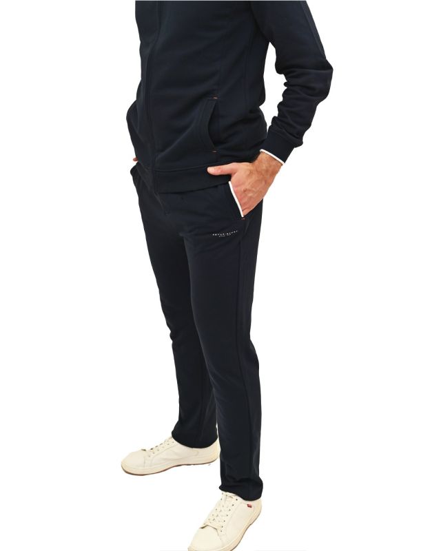 Prodotto: KEY UP - PANTALONE FELPA BLU DA UOMO FONDO DRITTO