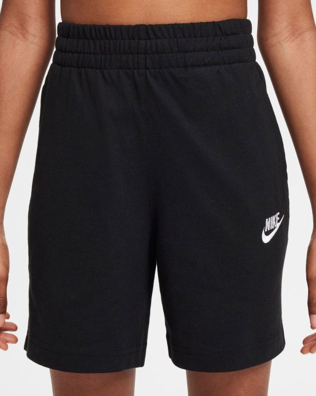 Prodotto: NIKE - Pantaloncino Sportwear club nero con logo bianco da ragazzi - FZ5512/010