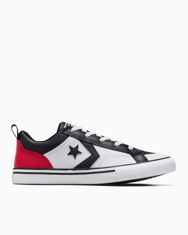Prodotto: CONVERSE - SCARPA PRO BLAZE OX RAGAZZI NERO-ROSSA-BIANCA A10740C