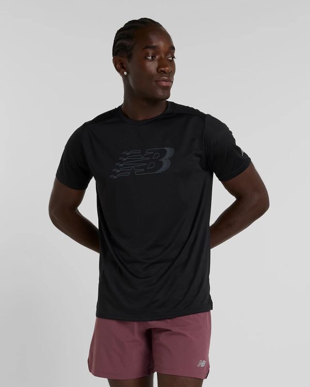 Prodotto: T-SHIRT MM ESSENTIALS PRINTED RUN BLACK