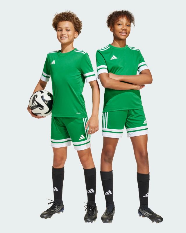 Prodotto: ADIDAS - PANTALONCINO DA ALLENAMENTO JUNIOR VERDE E BIANCO SQUA25  -JN7484