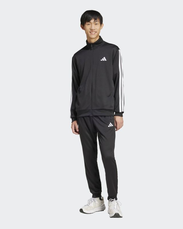 Prodotto: ADIDAS - TUTA COMPLETA NERA 3S FT TT TS DA UOMO - JC5375