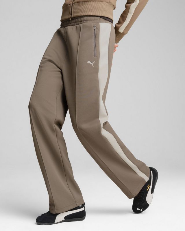 Prodotto: PUMA - PANTALONE T7 ALWAYS ON TAUPE CON BANDA BEIGE  DA DONNA, 629797-97