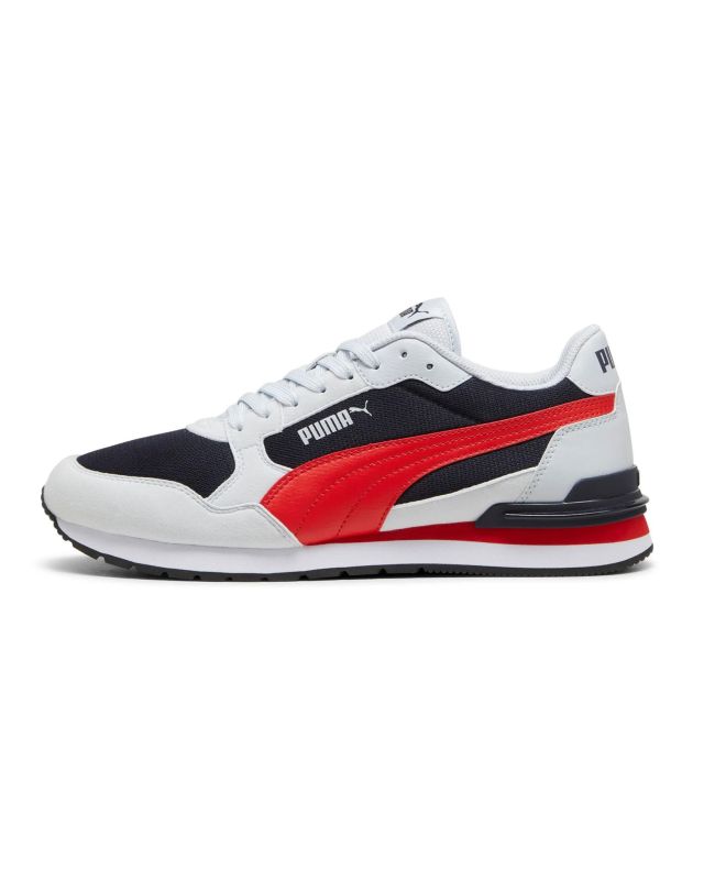 Prodotto: PUMA - SNEAKERS ST ST RUNNER V4 MESH -BIANCA CON DETTAGLI BLU E ROSSI  DA UOMO, 399666-04