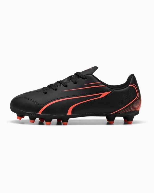 Prodotto: PUMA - SCARPA DA CALCIO BIMBO NERA E ARANCIONE FLUO  DAL 28 AL 38,5   107486-09