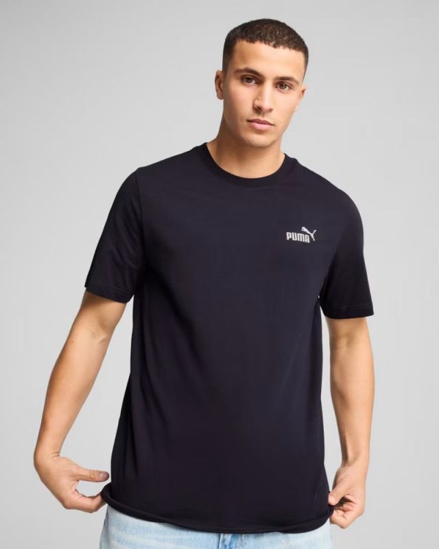 Prodotto: PUMA - T-SHIRT BLU ESSENTIAL CON LOGO PICCOLO N. 1 LOGO DA UOMO - 682534-16
