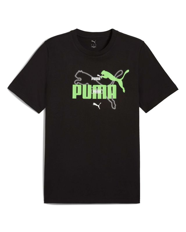 Prodotto: PUMA - T-SHIRT NERA ESS LOGO LAB SUMMER TEE DA UOMO - 684671-01