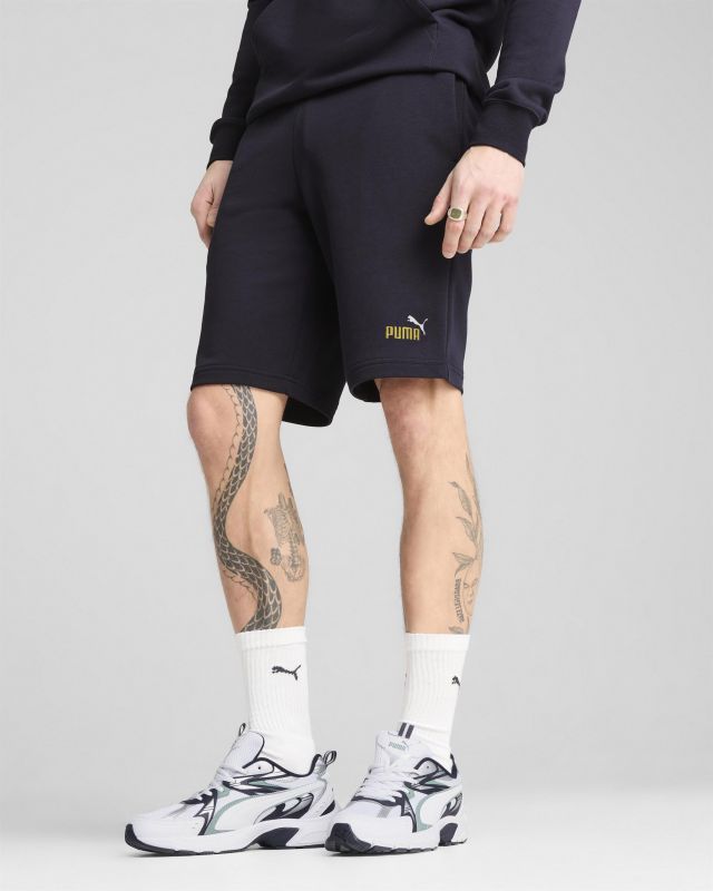 Prodotto: PUMA - SHORT NERO ESSENTIAL 2 COLOR N.1 LOGO GIALLO, 684715-16