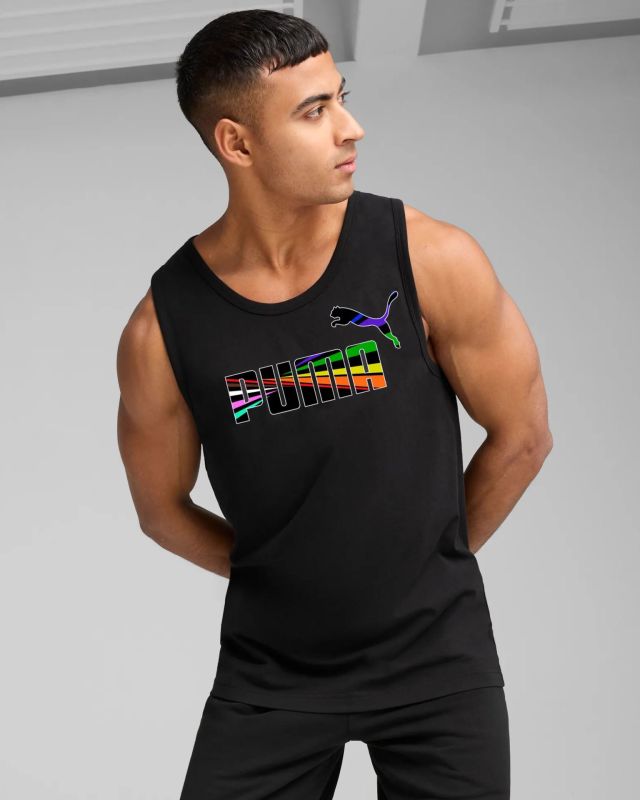 Prodotto: PUMA - CANOTTA NERA LOVE UNITED TANK DA UOMO - 685602-01