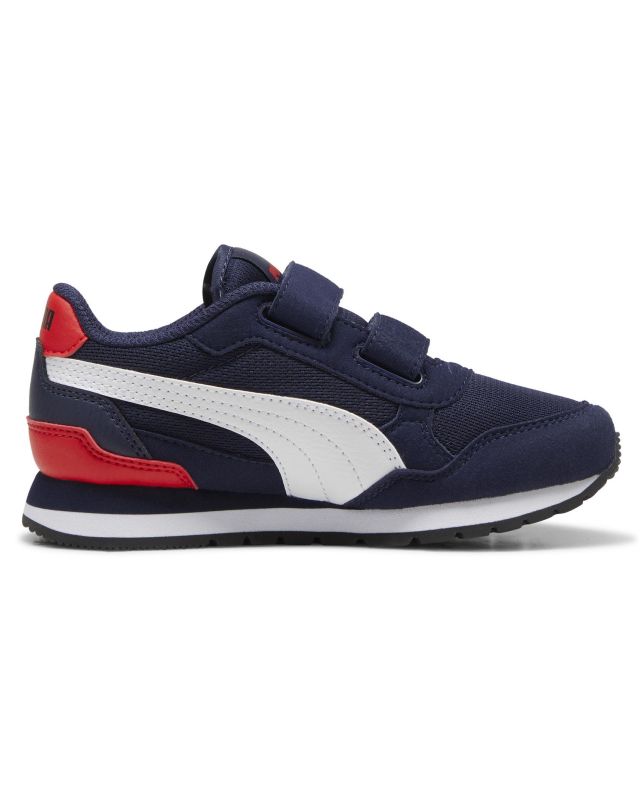 Prodotto: PUMA - SCARPA JUNIOR BLU, BIANCA E ROSSA,ST RUNNER V4 MESH V  DAL 28 AL 35 - 399877-02